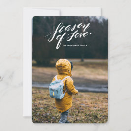 manuskriptsäsongen i kärlek julkort