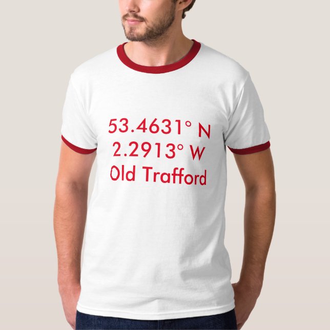 ManUtd - Koordinater Tee (Framsida)