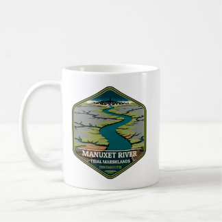 Manuxet River Tidal Marshlands Innsmouth Vintage Kaffemugg