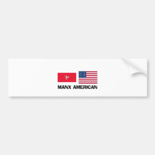Manx amerikan bildekal