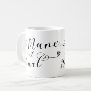 Manx at Heart Mugg, Isle of Man Kaffemugg