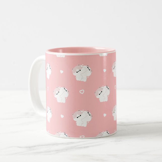 Manx Cat lite Mugg (Framsida vänster)