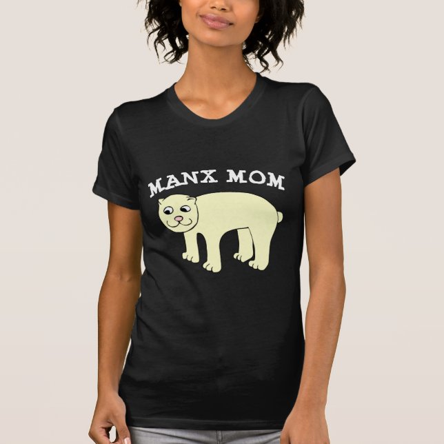MANX CAT MAMMA T-SHIRTS (Framsida)