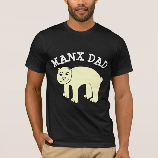 MANX CAT PAPPA T-SHIRTS (Framsida)