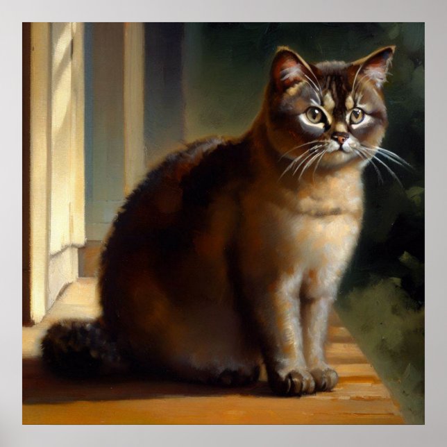 Manx Cat Poster (Framsidan)