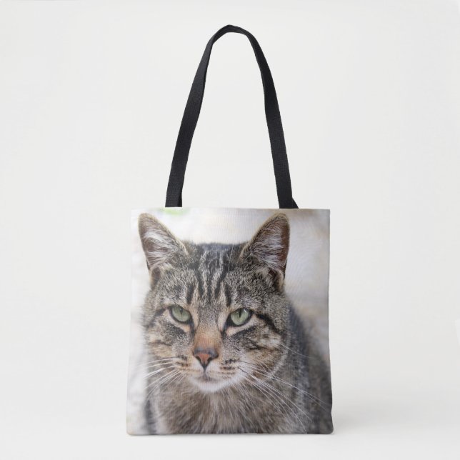 Manx Cat Tote Tygkasse (Framsida)