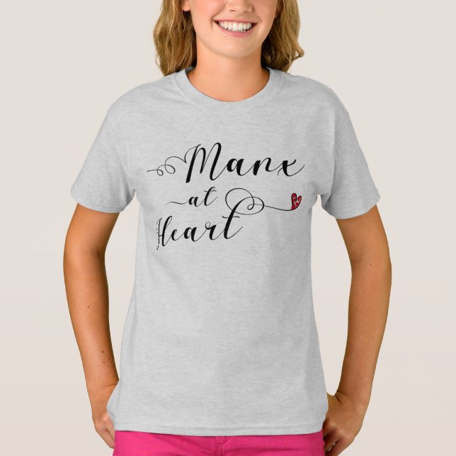 Manx i hjärtat, Isle of Man T-shirt (Framsida)
