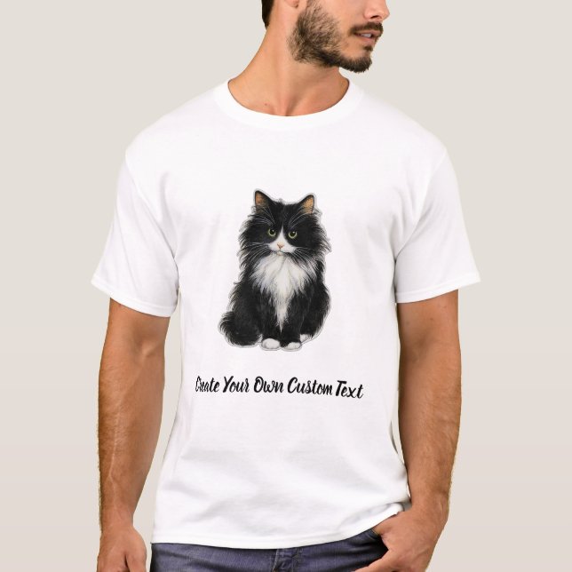 Manx Katt Skapa Din Egen Anpassad Text  T Shirt (Framsida)