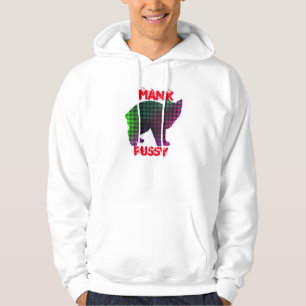 Manx kattHoodie Sweatshirt Med Luva