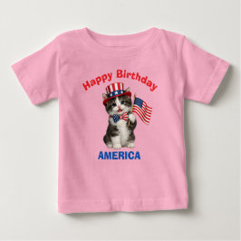 Manx Kittel (1m) Patriotisk Barn T-Shirt