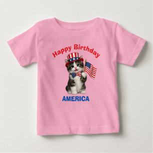 Manx Kittel (1m) Patriotisk Barn T-Shirt