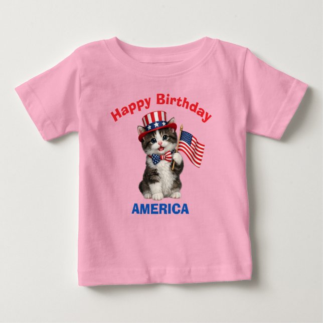 Manx Kittel (1m) Patriotisk Barn T-Shirt (Framsida)