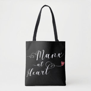 Manx vid Heart Matkasse, Isle of Man Tygkasse