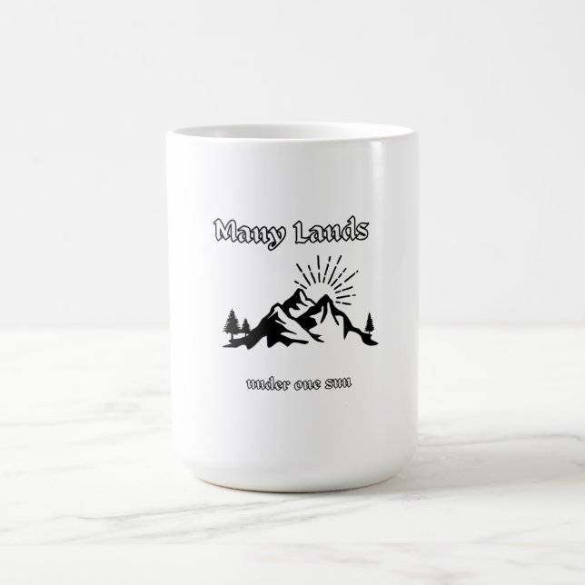 Many Lands Under One Sun Classic T-Shirt Kaffemugg (Center)