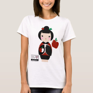 Manzanita Kokeshi spagetti fäster bästa T-shirt