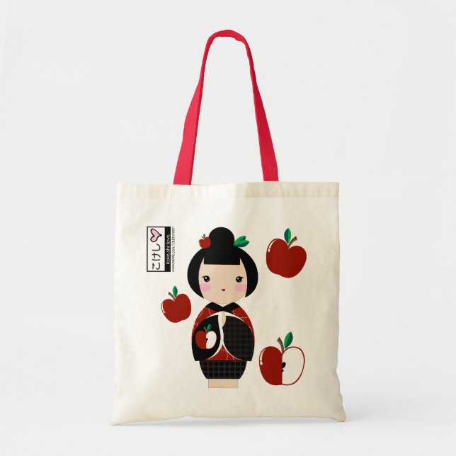 Manzanita Kokeshi toto Tygkasse (Framsidan)