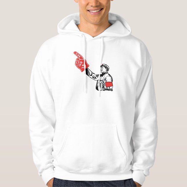 Mao - kommunism är #1 hoodie (Framsida)