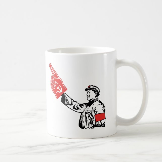 Mao - kommunism är #1 kaffemugg (Höger)