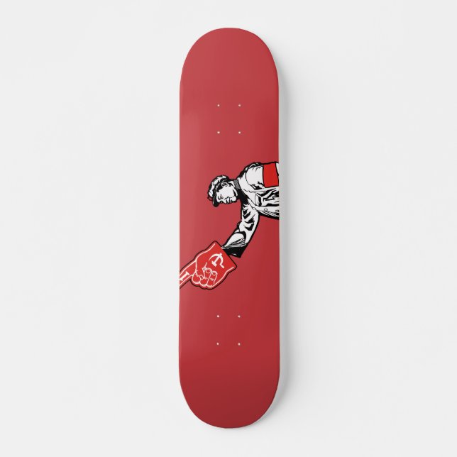 Mao - kommunism är #1 mini skateboard bräda 18,5 cm (Framsida)