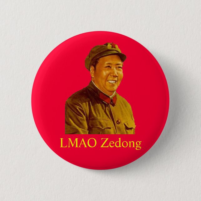 mao LMAO Zedong Knapp (Framsida)