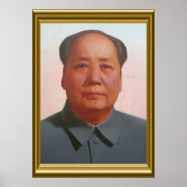 mao porträtt poster (Framsidan)