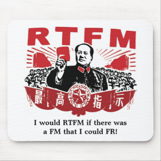 Mao RTFM Mousepad Musmatta