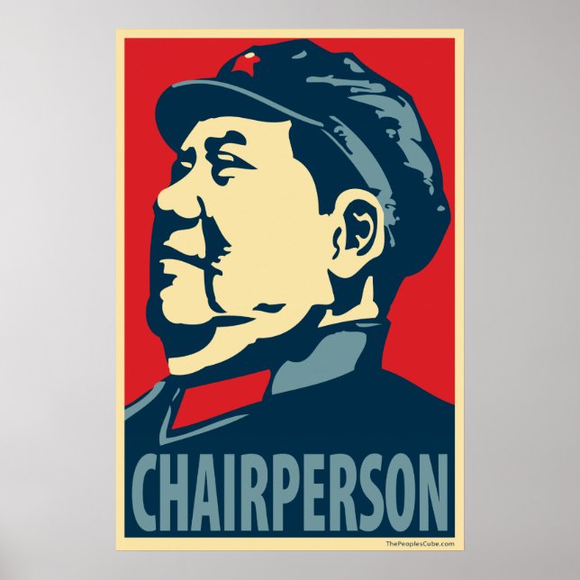 Mao Tse-Tung - Ordförande: OHP Poster (Framsidan)