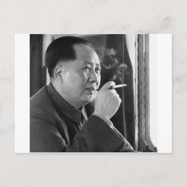 mao tse tung vykort (Framsida)