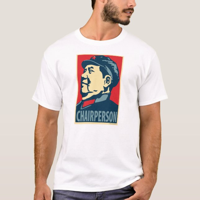 Mao Zedong - ordförande: OHP-T-tröja T-shirt (Framsida)