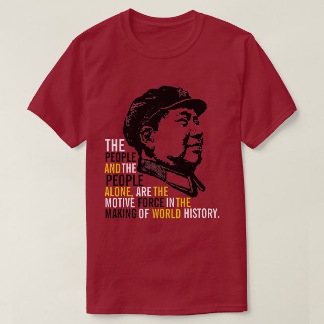 MAO ZEDONG T-SHIRT (Design framsida)