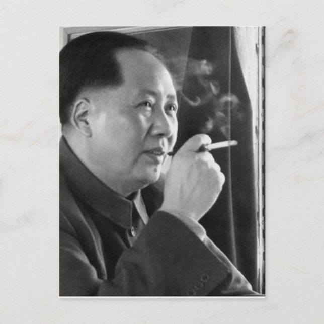 mao zedong vykort (Framsida)