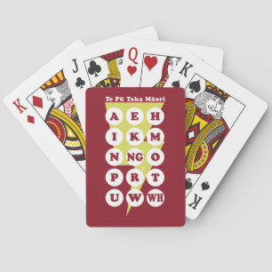 Maori Alphabet Learning Te Reo Casinokort
