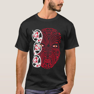 Maori ansikte t shirt