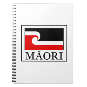 Maori Anteckningsbok Med Spiral