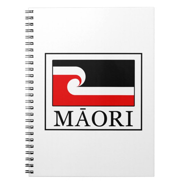 Maori Anteckningsbok Med Spiral (Framsidan)