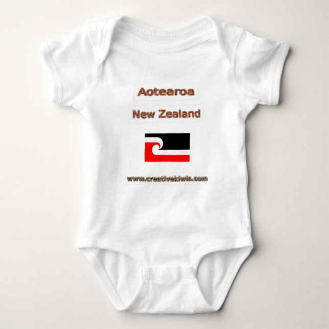 Maori Aotearoa T Shirt (Framsida)