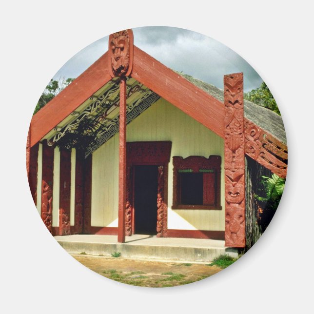 Maori Arts and Crafts Institute, Rotorua Magnet (Framsidan)