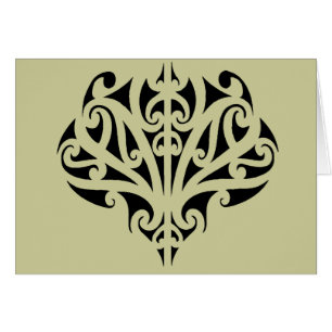 Maori-design Hälsningskort