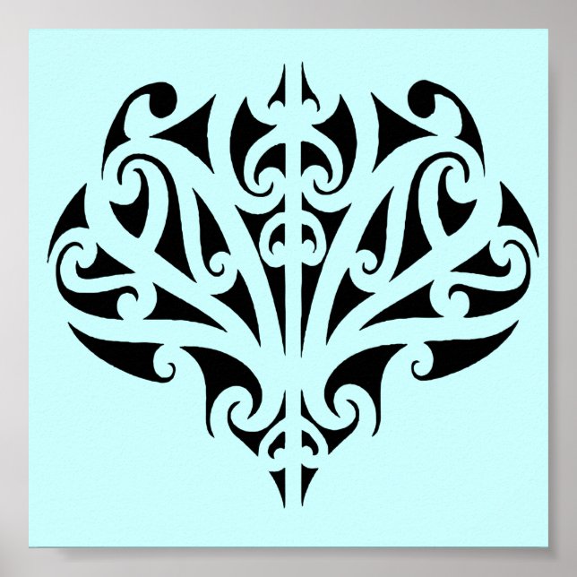 Maori-design Poster (Framsidan)