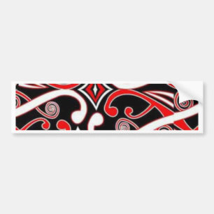 maori designer bildekal