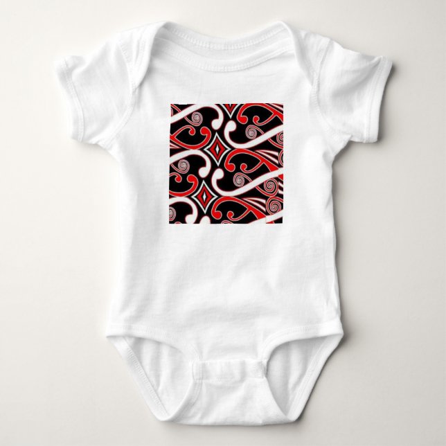 maori designer tee shirt (Framsida)