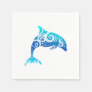 Maori Dolphin Polynesian Tribal Tattoo Gift Idea Pappersservett