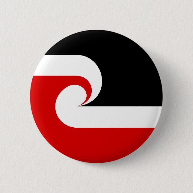 maori etnisk flagga ny zealand land knapp (Framsida)