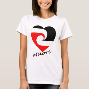 Maori flaggahjärta tröja