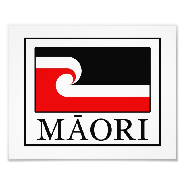 Maori Fototryck (Framsidan)