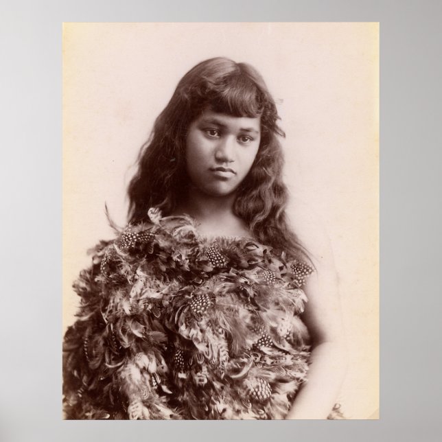 Māori Girl Poster (Framsidan)