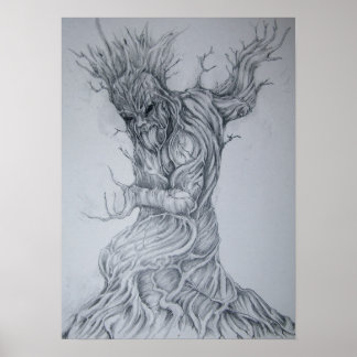 Maori Gods, Tane Mahuta. Skogens Gud Poster