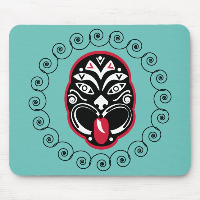 Maori Haka | Nya Zeeland | Ursprunglig konst | Dec Musmatta (Framsidan)
