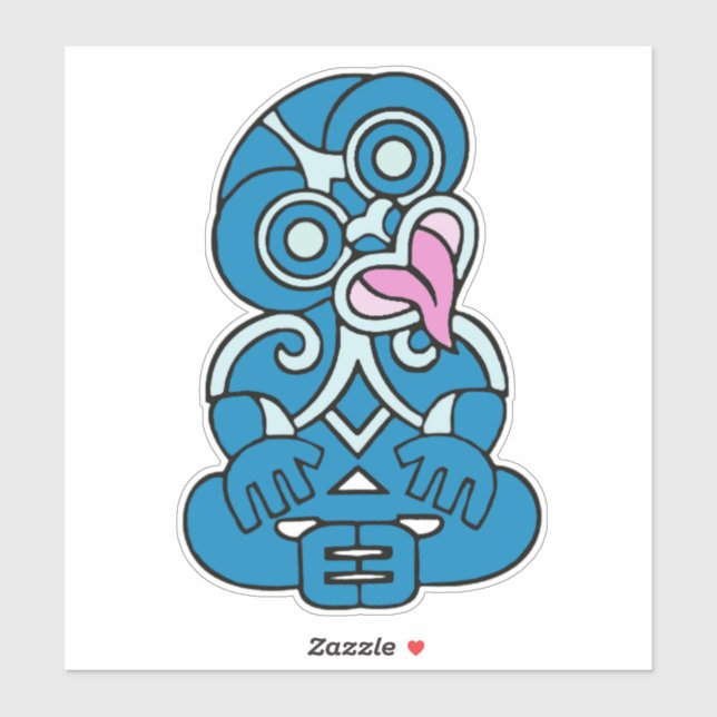 Maori Hei Tiki Klistermärken (Ark)