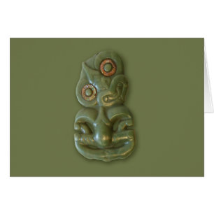 Maori Hei-Tiki kort